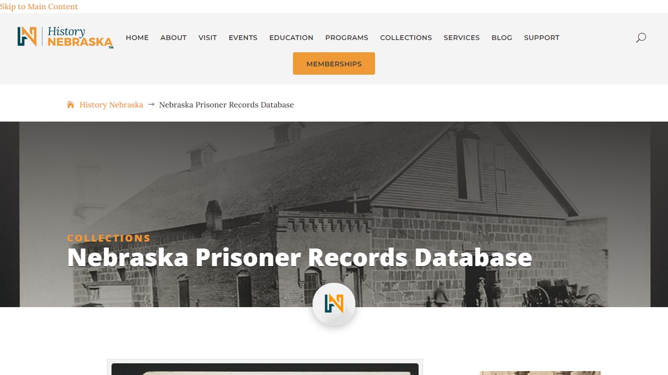 Nebraska Prisoner Records Database - History Nebraska